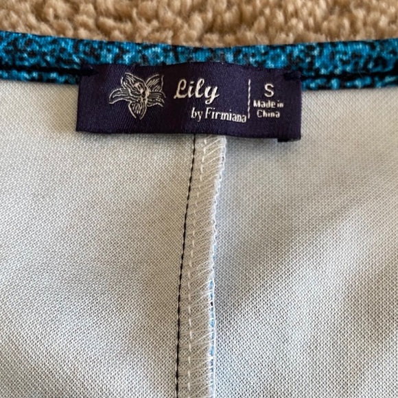 Teal & Black Paisley Print Fit & Flare Dress - Picture 6 of 12